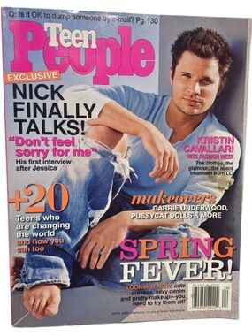 Teen People Magazine April 2006 Nick Lachey Jessica Simpson Kristin Cavallari